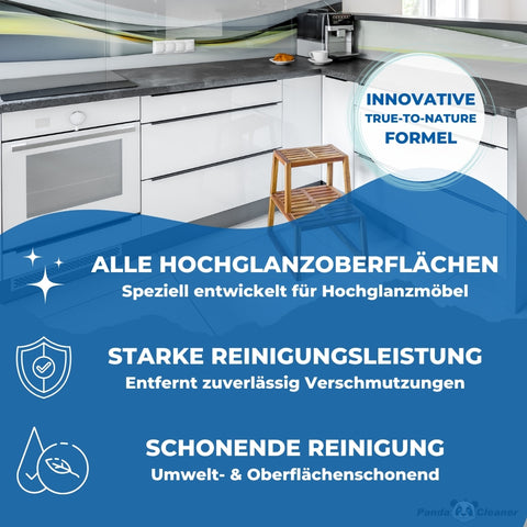 PandaCleaner® Hochglanzfronten Reiniger 1000ml