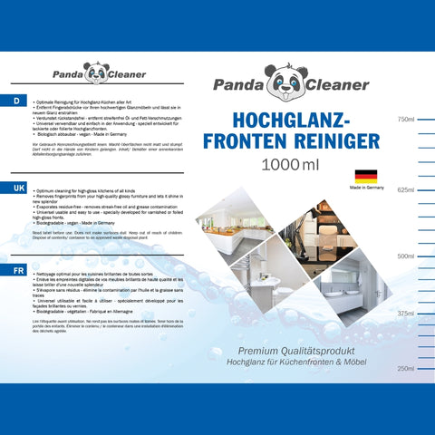 PandaCleaner® Hochglanzfronten Reiniger 1000ml