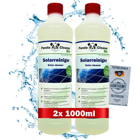 PandaCleaner Bio PV- & Solarreiniger - Materialermüdung vorbeugen!