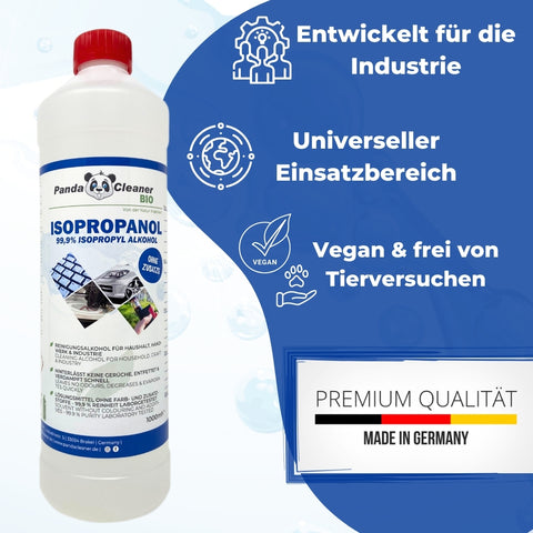 PandaCleaner Isopropanol 99,97% - Reinigungsalkohol zur Reinigung