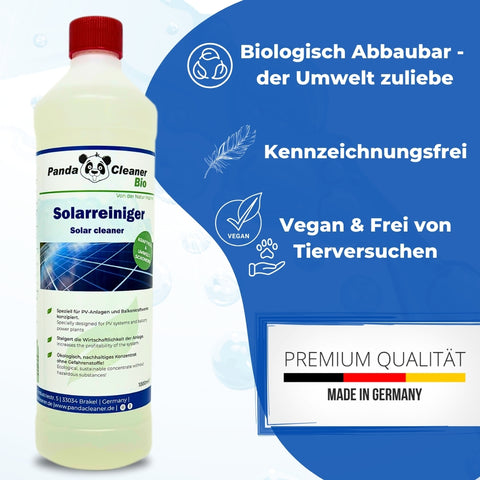 PandaCleaner Bio PV- & Solarreiniger - Materialermüdung vorbeugen!